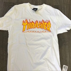 WHITE THRASHER T-SHIRT